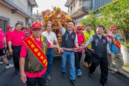 大溪「老媽祖」出巡百年社頭齊聚 蘇俊賓：讓信仰代代相傳