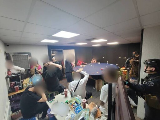 推筒子賭場暗藏深巷!八德警雷霆除暴攻堅逮41人