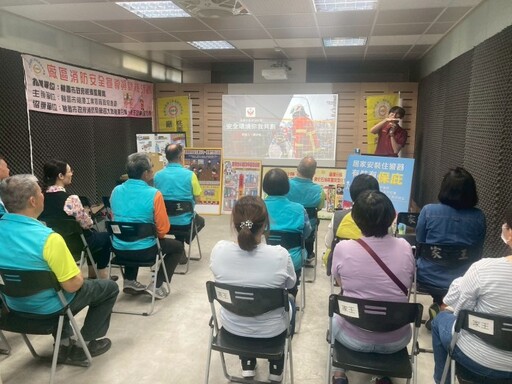 龍潭消防分隊深入工業區宣導 強化業者防災應變能力