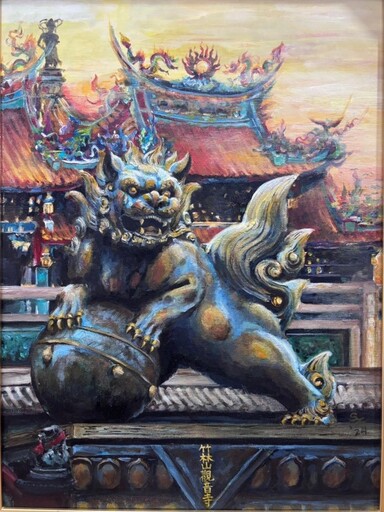 林口社大20周年創意藝術展登場 逾百幅佳作詮釋在地記憶