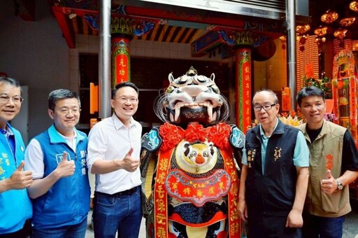 全台首尊黑翅膀「黑虎爺將軍」開光點眼 龍潭神龍鬧鎮5/18起駕