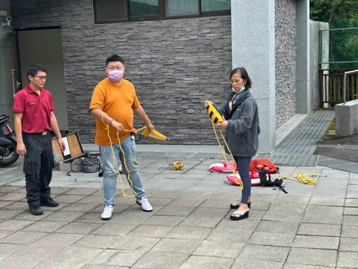 桃消復興分隊前進小烏來風景區 辦理防溺搶救訓練