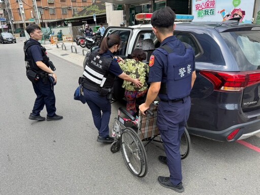 8旬老嫗提款帶錯存摺堅持不走 龜山暖警安撫助返家