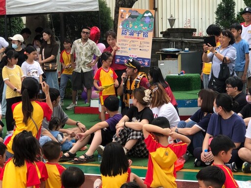 暑假防溺這樣教!桃消復旦分隊走進幼園 用舞蹈遊戲強化安全意識