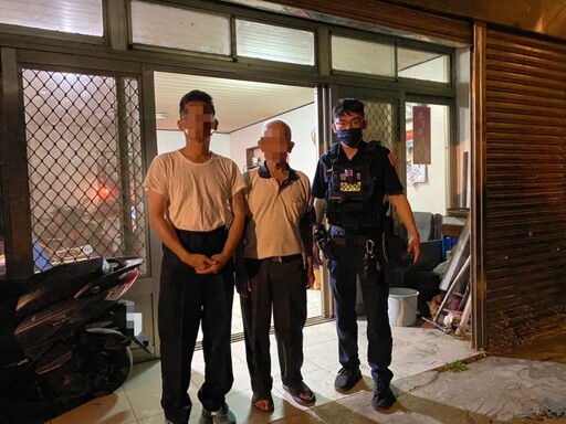 老翁買完東西忘了路 楊梅警暖心護送30分鐘助返家