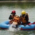 強化夏季戲水、防火觀念 平鎮消防分隊前進埤塘搶救演練