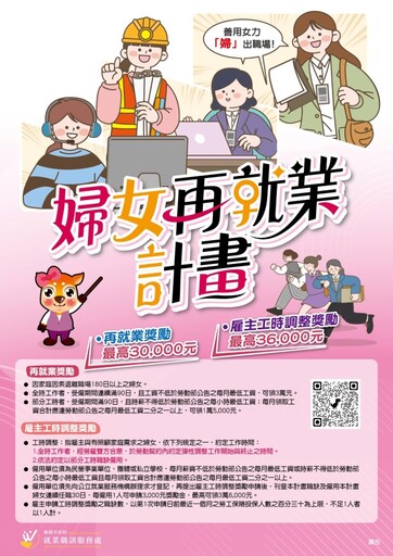 善用女力,「婦」出職場!