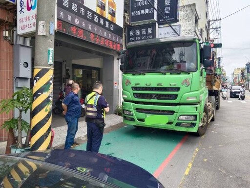 淨土專案結合取締砂石車勤務 桃園分局強力稽查取締違規土方、超載