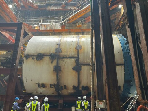 桃捷綠線巧克力站潛盾機朝大湳站發進 預計明年4月貫通