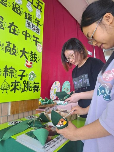 新生醫專結合端午節設計應景教具 讓孩童「做中學」