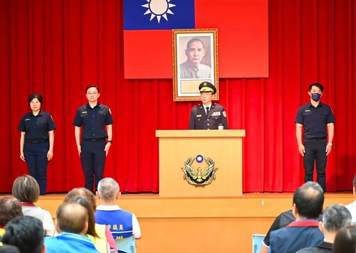 龍潭分局中興、石門、高平三所長布達 持續維護轄區治安