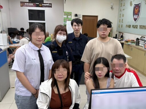 港女來台參加妹妹畢典卻迷路 壢警化解驚魂