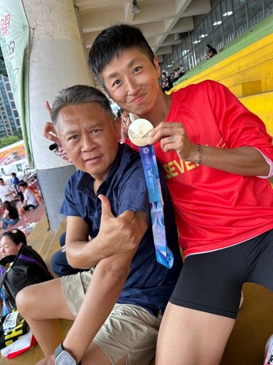 八德大勇國小學生田徑賽事表現優異 教練也在世壯運奪雙金
