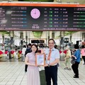 高鐵桃園站溫暖關懷弱勢 憨兒姐弟搭車出遊圓返鄉夢