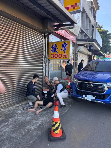 身背「5條通」飛車逃亡!竊盜犯冒險跳山骨折狼狽落網