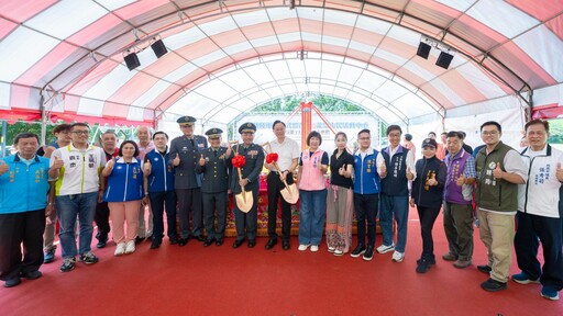 活化軍方閒置空間 平鎮陸軍複合式體育館暨龍恩市民活動中心動工