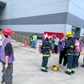 桃消高平分隊攜手企業實兵演練 強化災害應變處置能力