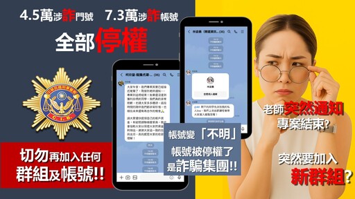 LINE群組突消失、好友變不明?刑事局:恐是詐騙帳號