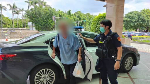 9旬翁徒步走整夜迷途困坐超商 八德警協尋助平安返家