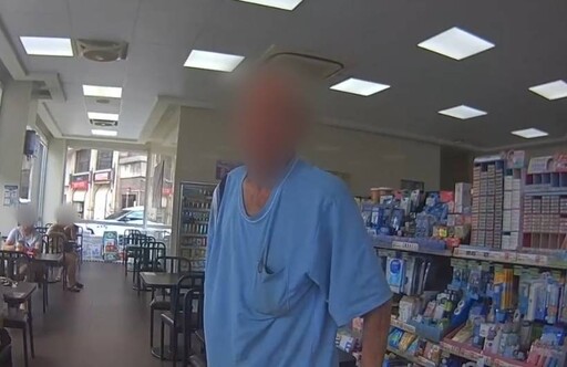 9旬翁徒步走整夜迷途困坐超商 八德警協尋助平安返家