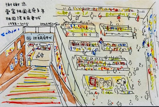 看整天書也不趕客人 桃園諾貝爾書城7月底熄燈