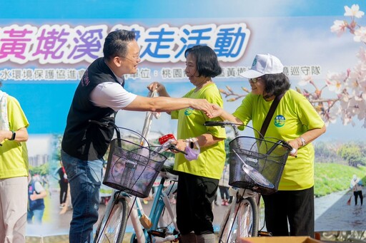 桃園中壢黃墘溪整治見成效 健走活動1800人熱情響應喚醒生態意識