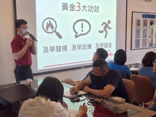 防災教育向下扎根!大溪消防分隊入校推廣逃生8字訣
