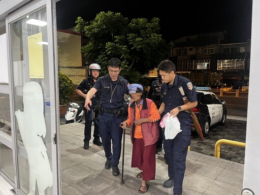 8旬婦失智迷途 壢警僅靠1線索助返家