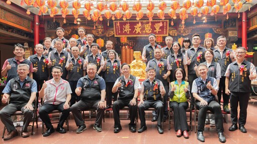 中壢仁海宮迎200周年！張善政祝賀董監事就職 肯定宗教文化推動成果
