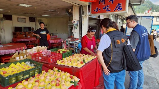民眾投訴買拉拉山水蜜桃遭換貨 桃園農業局前往稽查