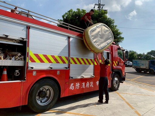楊柳颱風直撲台灣 桃消迴龍分隊籲做好防颱準備