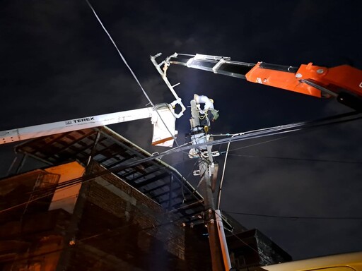 楊柳颱風釀桃園逾6萬戶停電 台電深夜完成復電