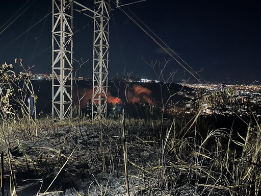 男爬大同山電塔觸電亡 引發龜山、樹林交界火燒山
