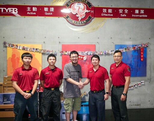 桃園男心梗發作失去呼吸心跳 康復後感謝龜山消防分隊救命之恩