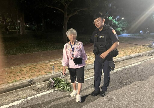 大園8旬婦深夜迷途 員警靈機一動靠它助返家