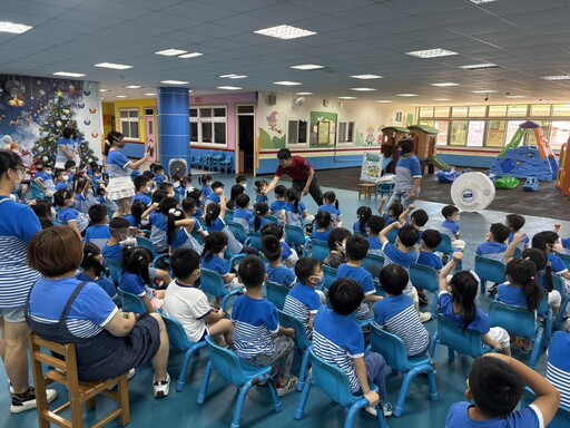 大溪消防分隊防災宣導幼兒園登場 提醒學童住警器的重要性