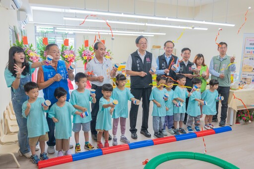 準備開學!桃市大溪幼兒園今正式揭牌 設2歲專班減輕家長負擔