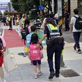 暑假結束！桃園警維護通學安全「設攤」強化學子用路觀念