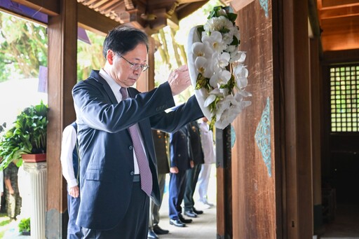 秋祭緬懷先烈為國犧牲 張善政:歷史功績絕不可抹滅