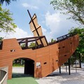 大帆船開進大溪老街！中正公園遊戲場亮點多 親子周末放電首選