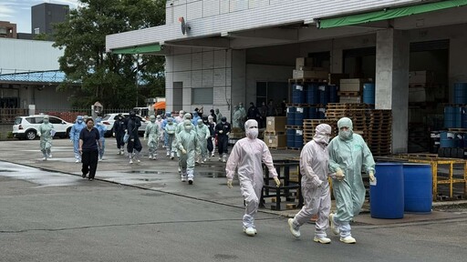 桃消圳頂分隊攜手科技大廠 火警演練逼真登場