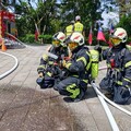 桃消復興分隊前進角板山行館 舉辦火警搶救演練