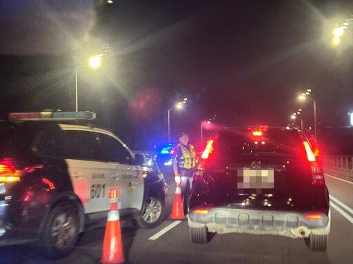 大溪警動員50名警力路檢 取締酒駕大執法守護安全
