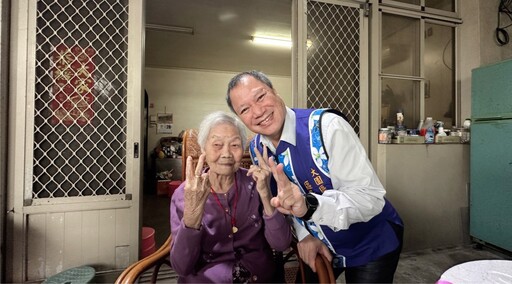 大園百歲人瑞活力滿滿 早起種菜、開心比YA迎接重陽節