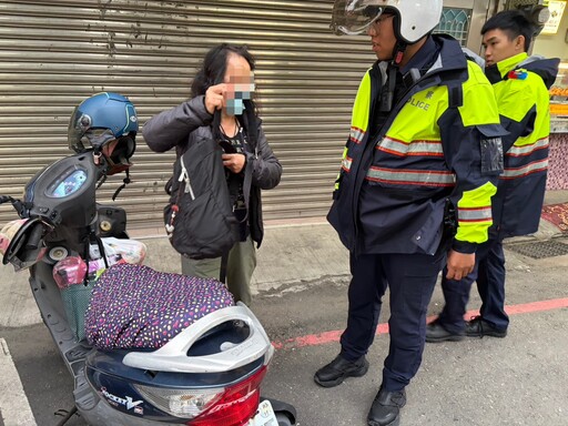 機車「消失」嚇壞婦人 楊梅警1招成功找回