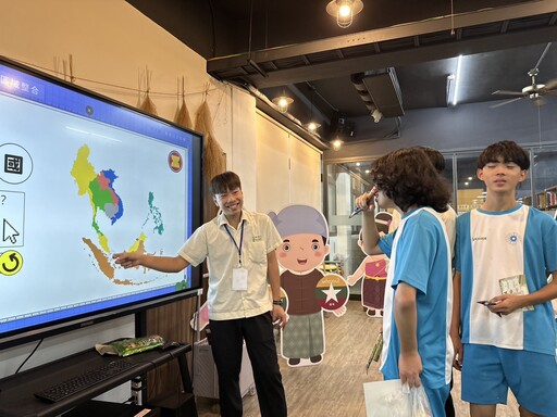 開南大學外籍生前進北科附工 「大手牽小手」認識東南亞文化