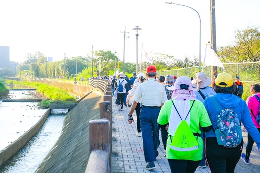 健走結合防災與健康 觀音區千人齊步行展現活力桃園