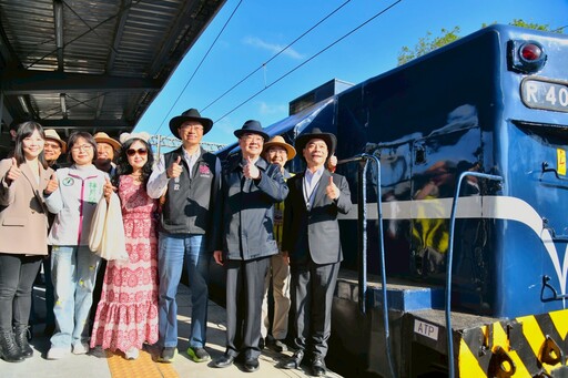富岡鐵道藝術生活節登場 卓榮泰盼增進全台各火車站觀光量能
