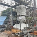 新店碧潭工人從6樓高鷹架摔落身亡 勞動檢查處勒令停工