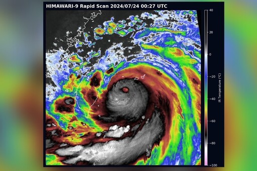 凱米開眼增強為強烈颱風 行進路徑「V」形偏折全台警戒